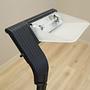 Floor lamp metal glass 1990s 4