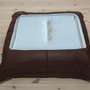 Togo Ottoman Madras Leather Brown 5