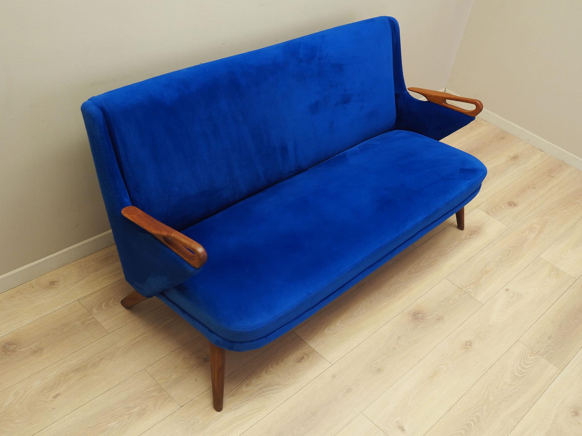 Wohnzimmer-Set Blau 1960er Jahre 4