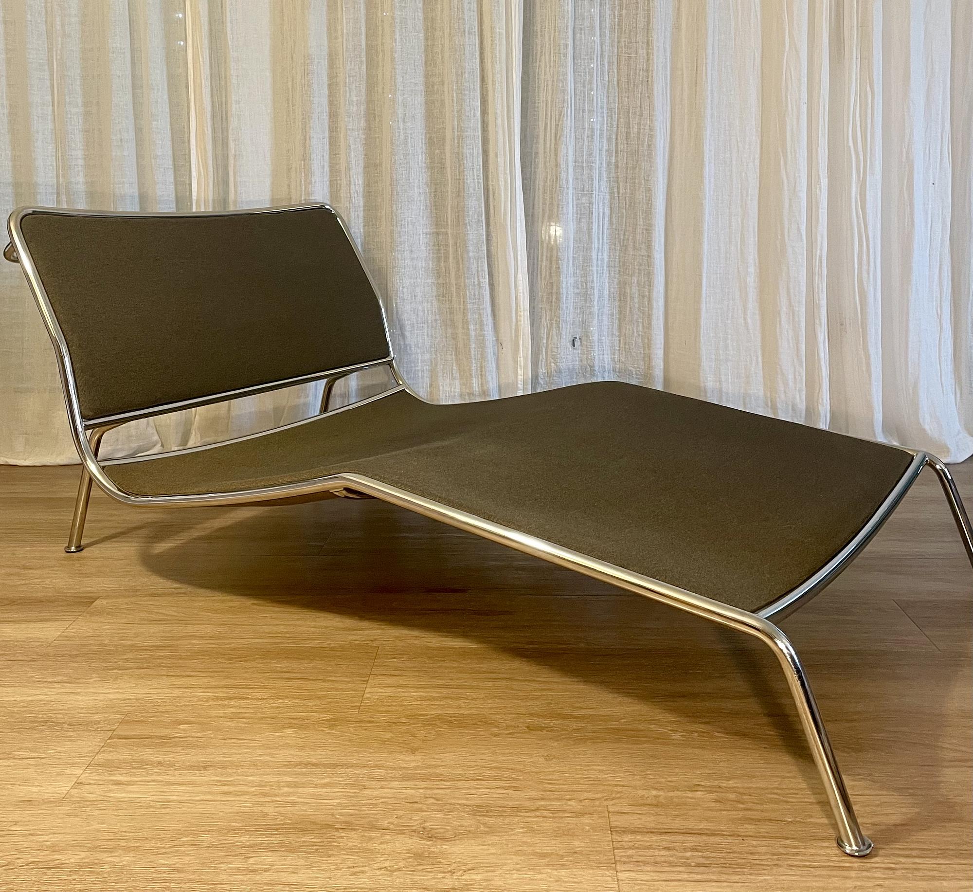 Frog Chaiselongue Baumwolle Chrom 0