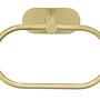 Orea Towel ring Stainless steel Satin Glass Gold 3
