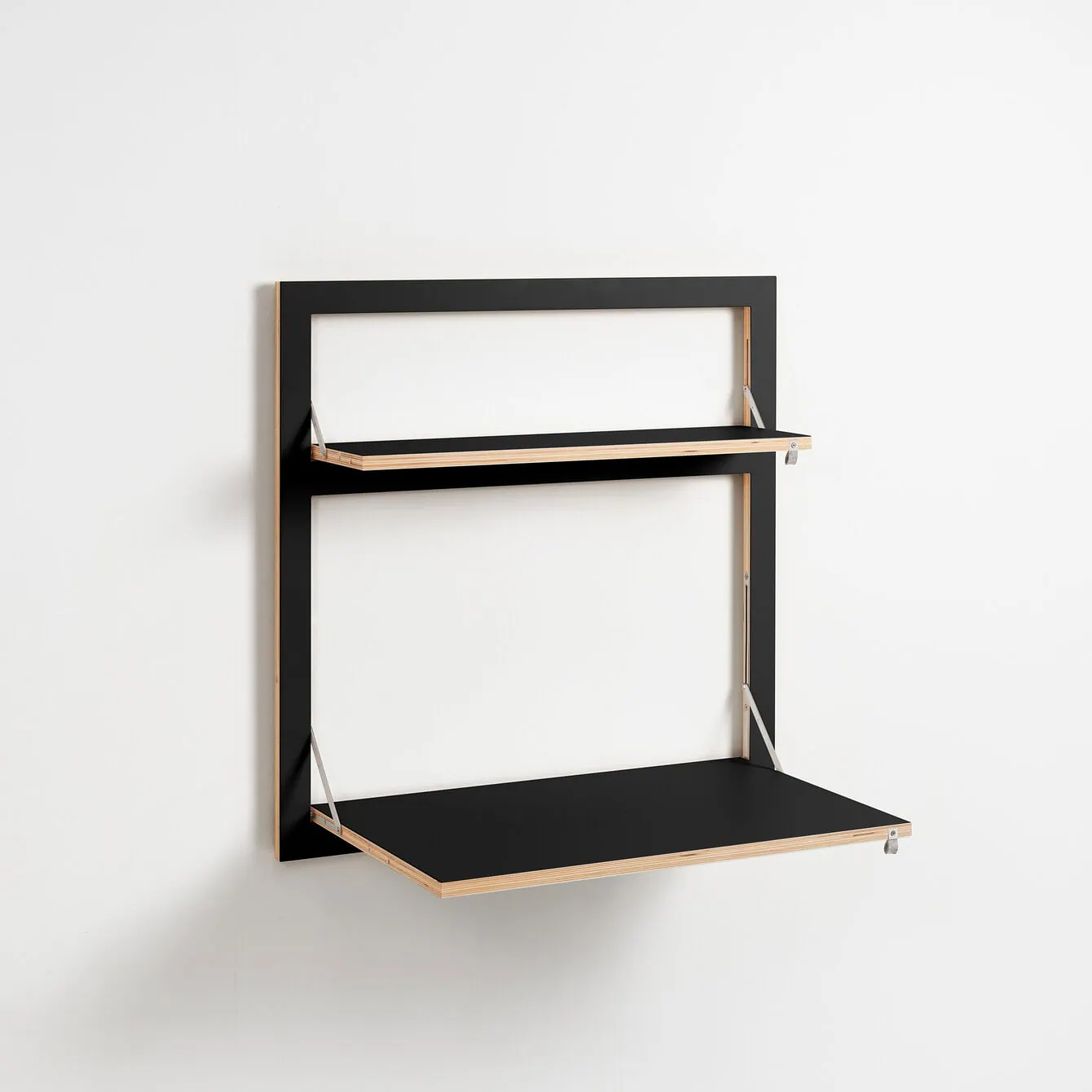 Fläpps Secretary Desk Black 80 x 80cm 0