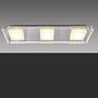 Square Shine II LED-Deckenleuchte 3-Flammig Silber 4