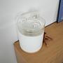 Table lamp Glass Metal 1970s 8
