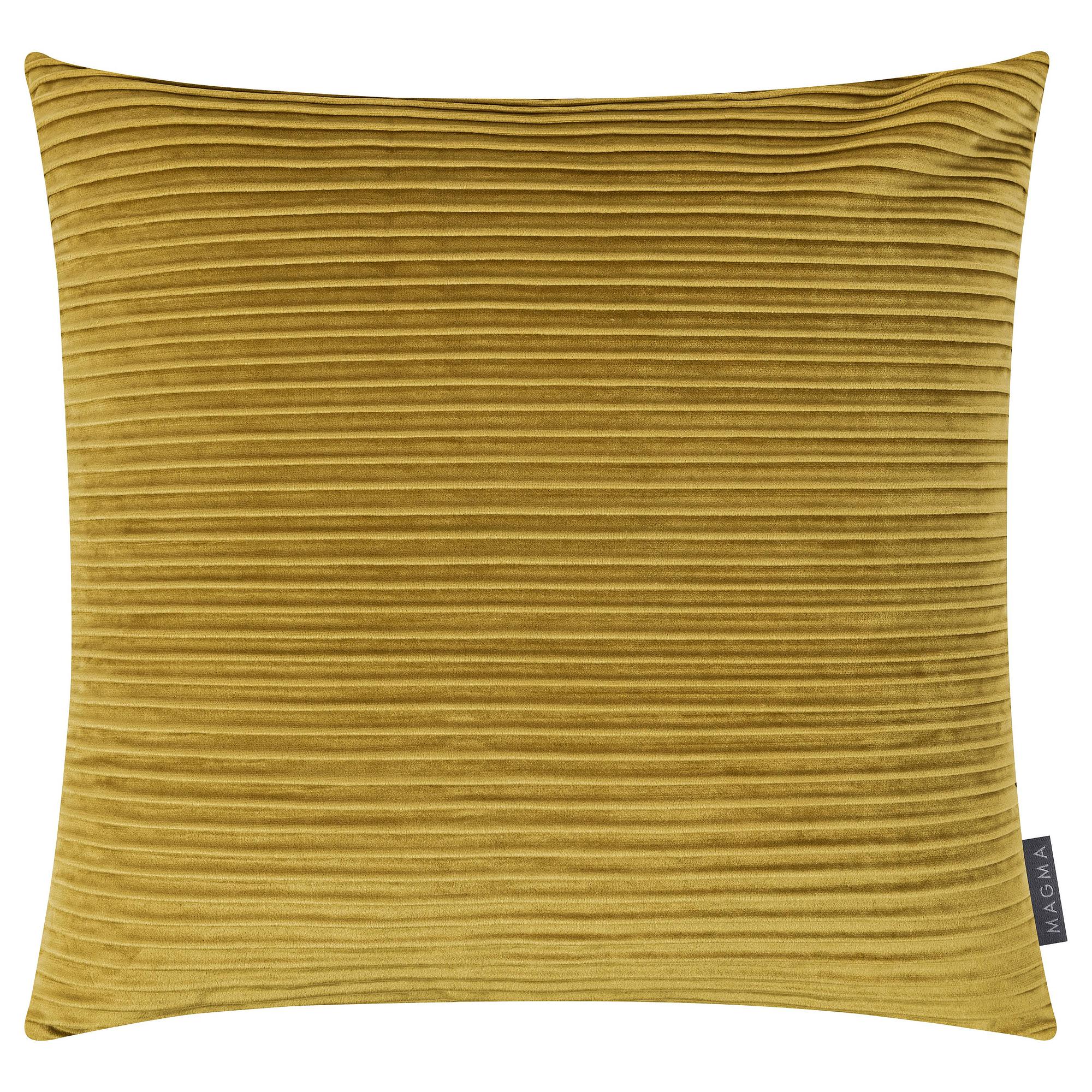 Selina Pillowcase Velvet Mustard Yellow 1