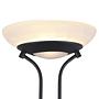 LED floor lamp Orson Glass Aluminum Black 2