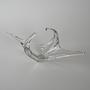 Space Age Glassplatte Transparent 1960er Jahre 6