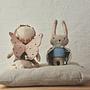 Darling Kuscheltier Hase Baumwolle Bunt 3