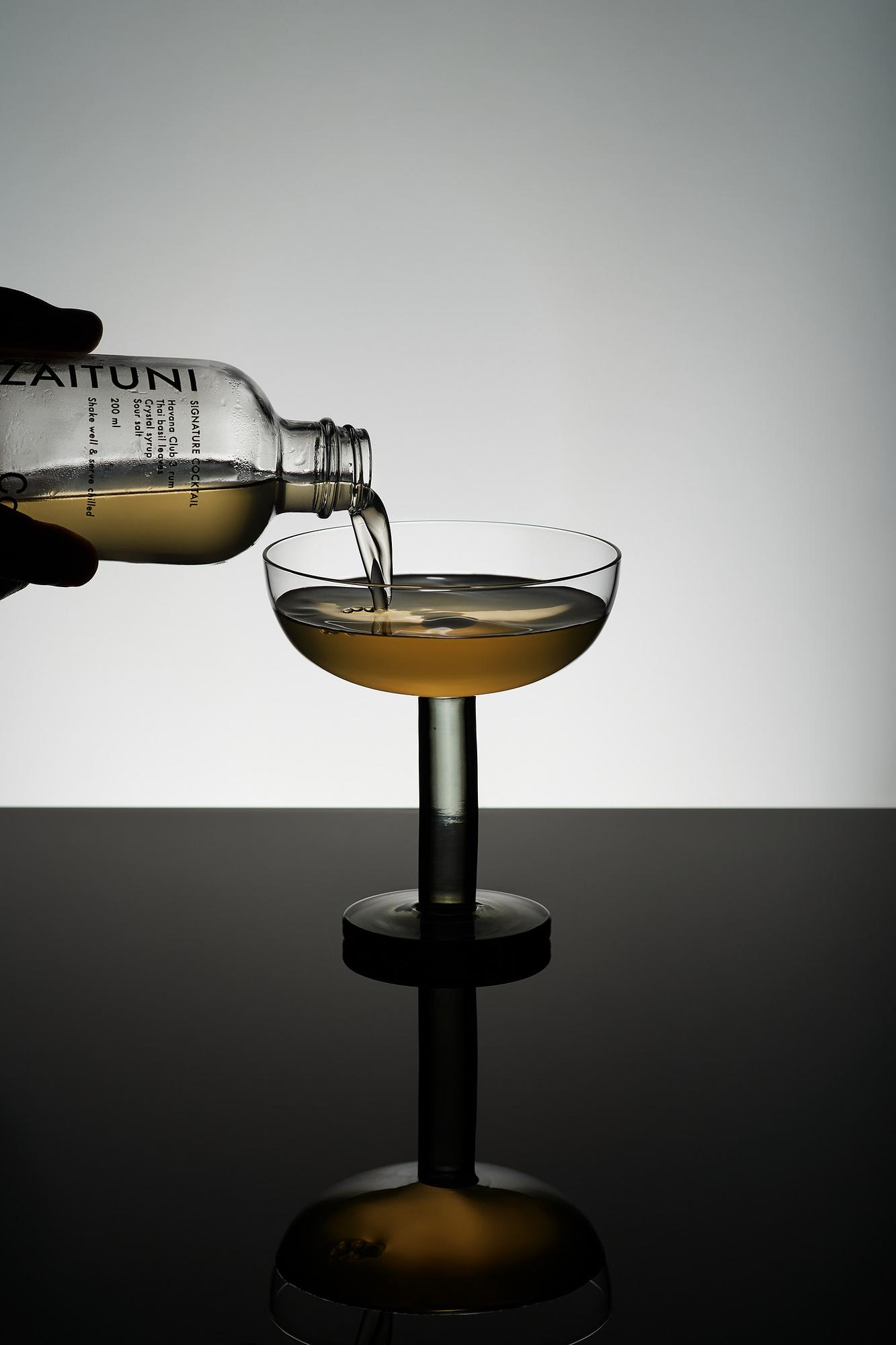 Puck Coupe Glass 2-piece Set Transparent 6