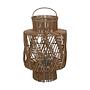 Laterne Garten Rattan Braun 0
