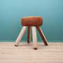 Vintage Turnpferd Braun Leder Holz 100x84x80 cm 1980er Jahre 1
