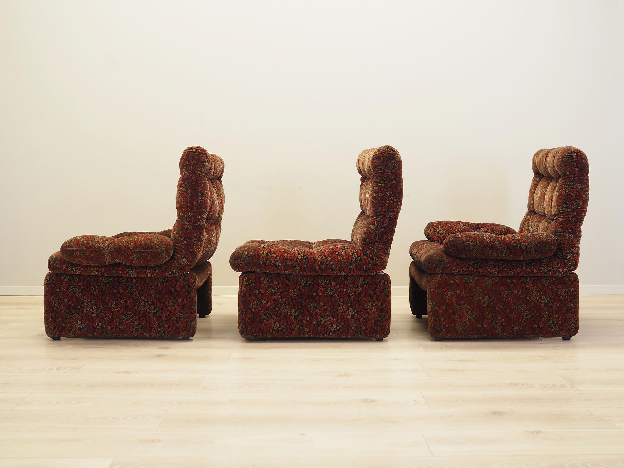 Modulsofa Samt 1960er Jahre 4