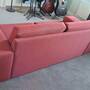 Sofa 2-Sitzer Stoff Rot  3