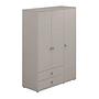 Kleiderschrank Extra Hoch Holz Taupe 4