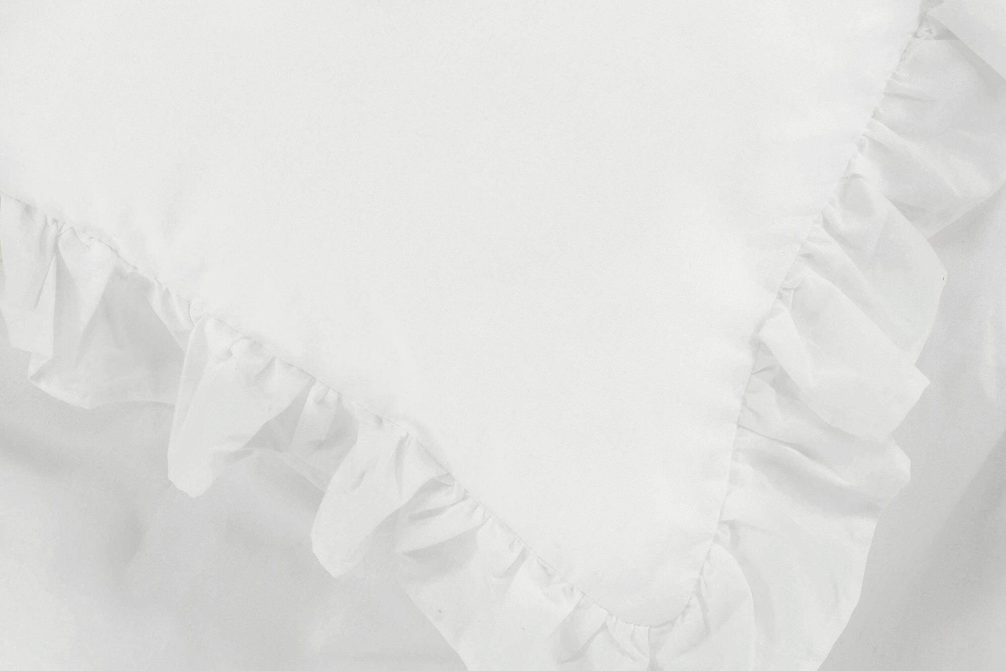Levi Bedding Cotton with Ruffle White 150x200cm 2