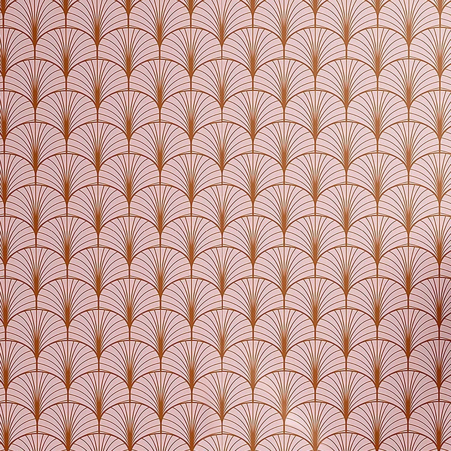 Tapete Blush Pink PVC Rosa Höhe: 90 cm 1