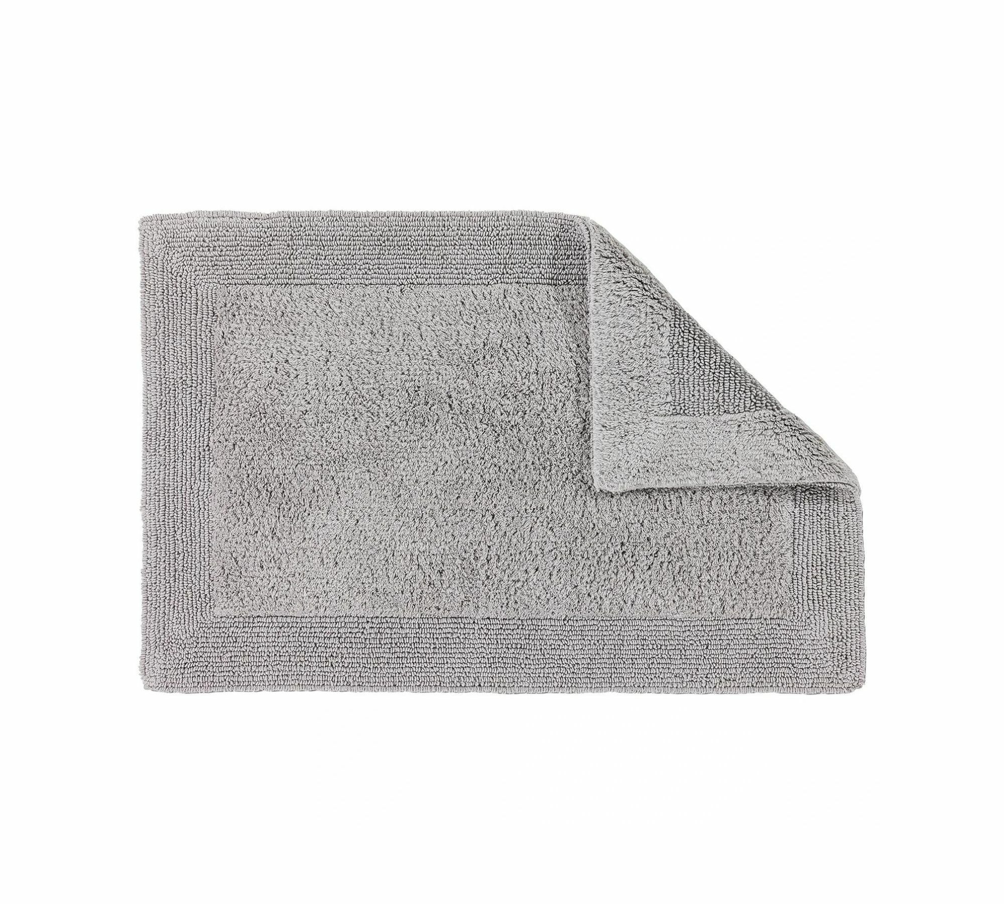 Badteppich Stoff Grau 60 x 90 cm 4
