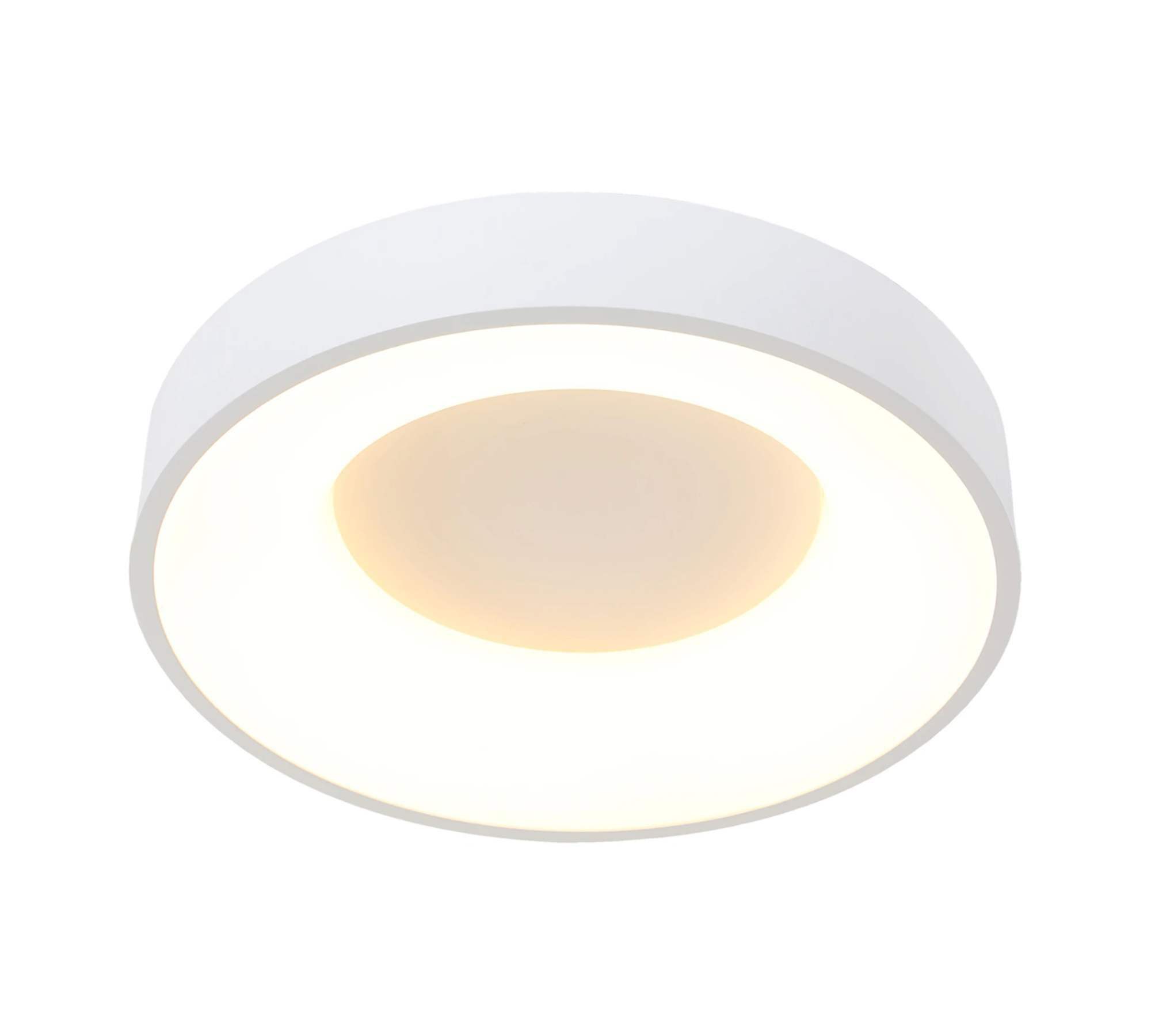 LED Deckenleuchte Metall Acrylglas Weiß 2