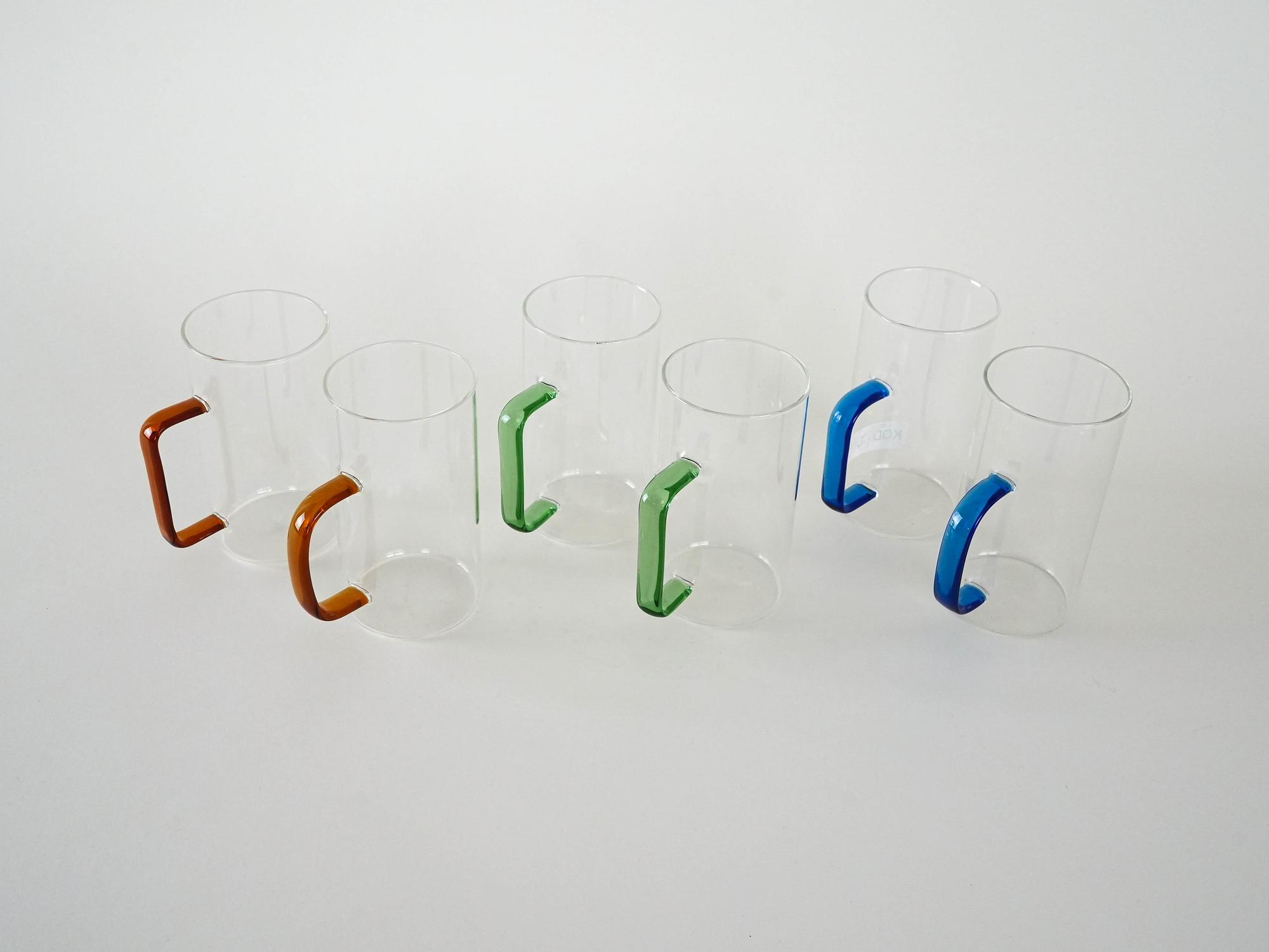 Glasses 6x Multicolored 7