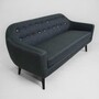 Ritchie Sofa 3-Sitzer Textil Anthrazit 1