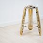 Plopp Bar Stool Stainless Steel Inox Gold Heat 0