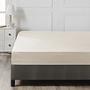 Lenzuolo con angoli cotone crema 100cm x 200cm 2