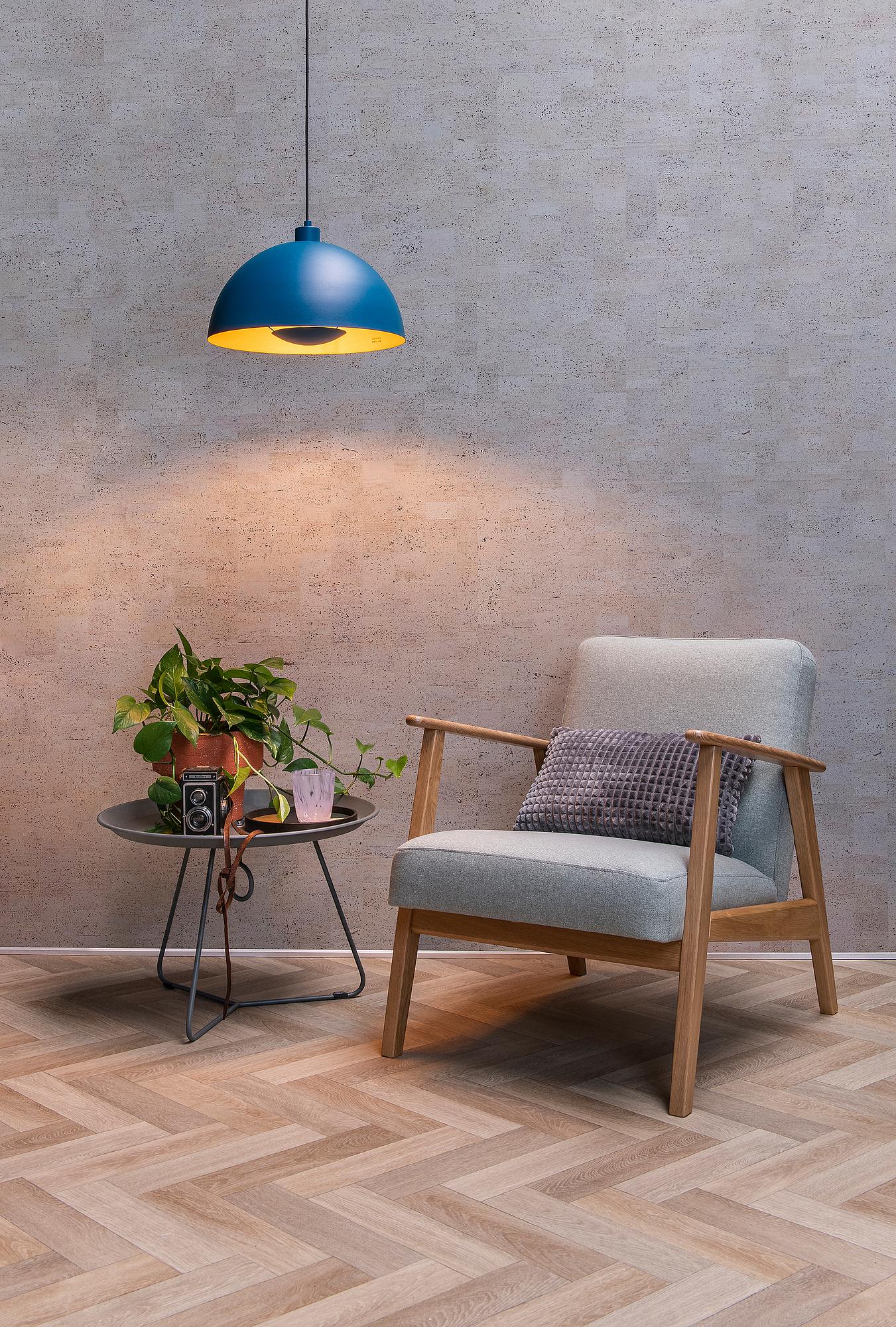 Siemon Pendelleuchte Stahl Blau 4