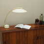 Table lamp metal white 1980s 2