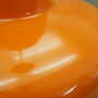 Pendant lamp glass orange 2000s 9