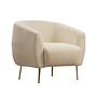 This armchair bouclé cream 3