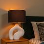 Forma Table Lamp Ceramic White Brown 2
