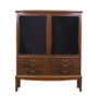 Vintage cabinet walnut wood brown 1960s 0