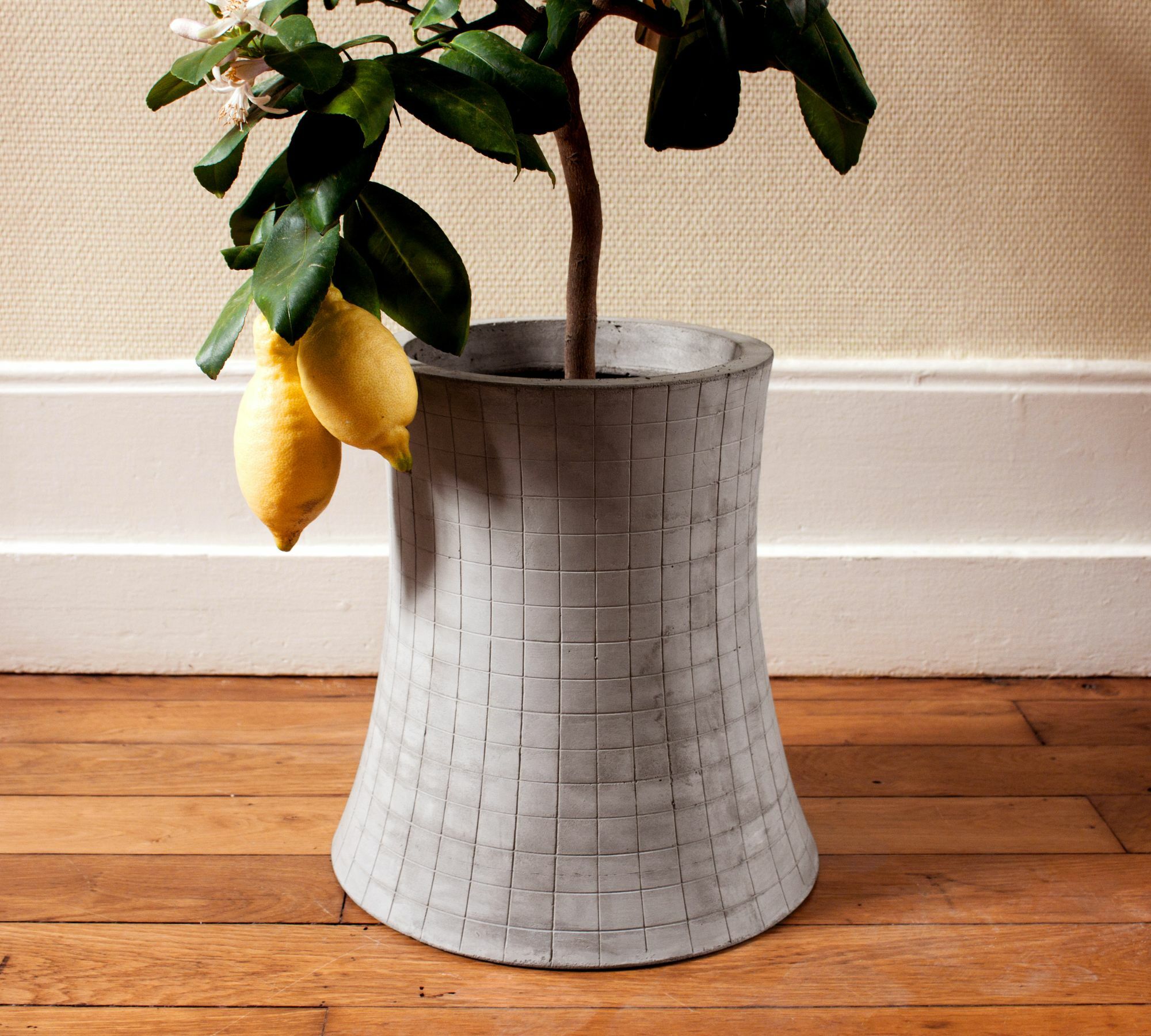 Nuclear Plant 460 Pflanztopf Faserbeton 46 cm 0