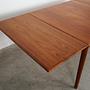Teak table Brown 1970s 14