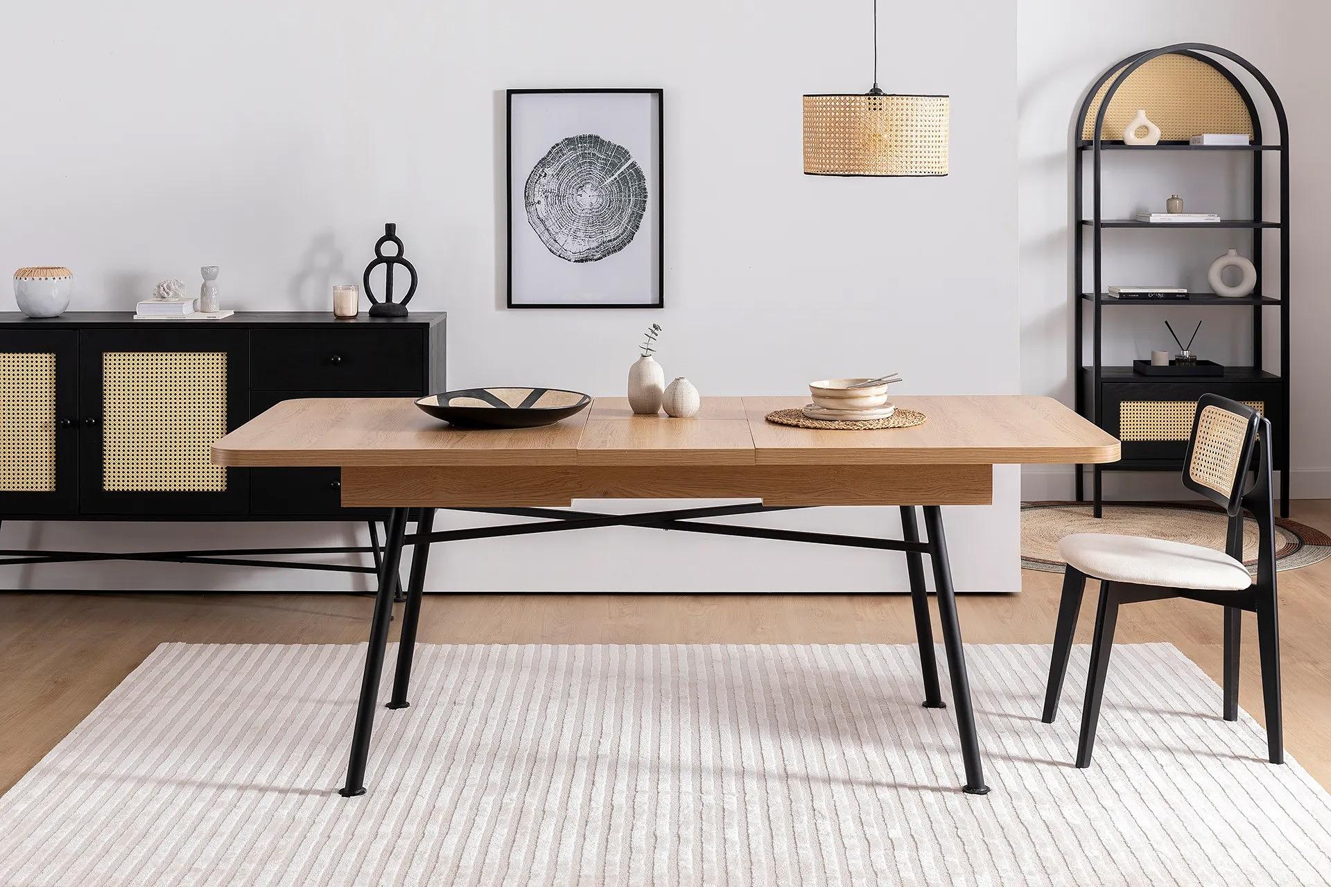 Tavolo da pranzo allungabile 160-198cm 1