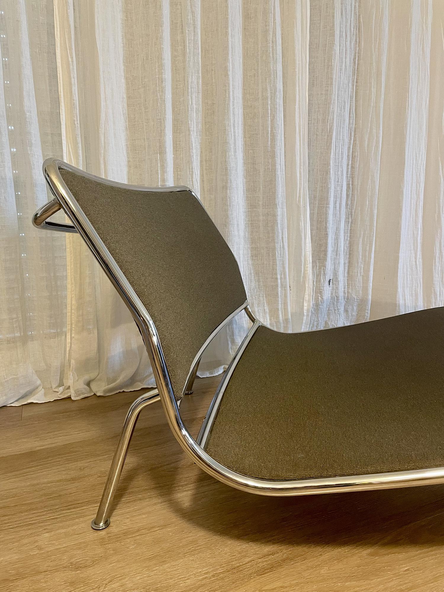 Frog Chaiselongue Baumwolle Chrom 1