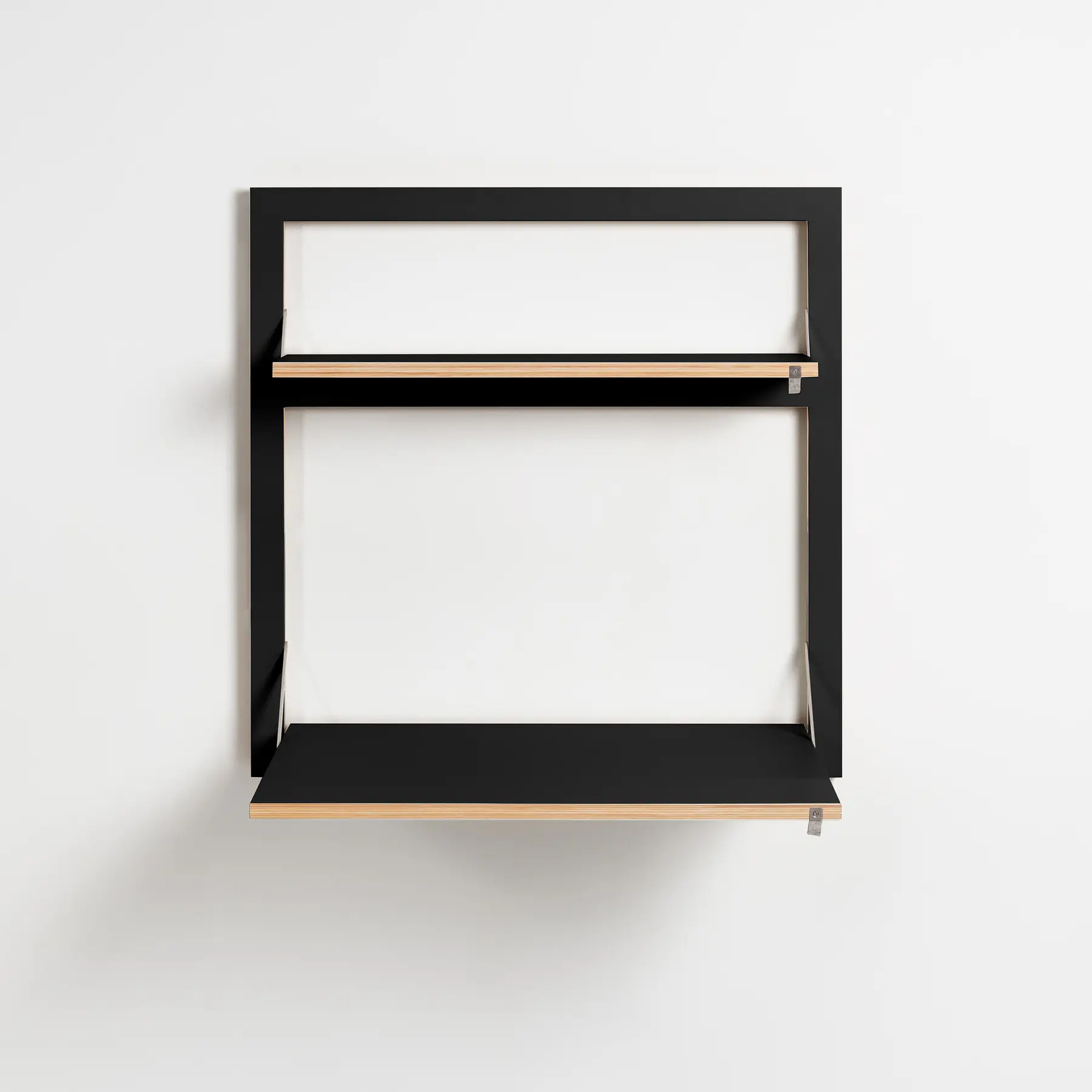 Fläpps Secretary Desk Black 80 x 80cm 1