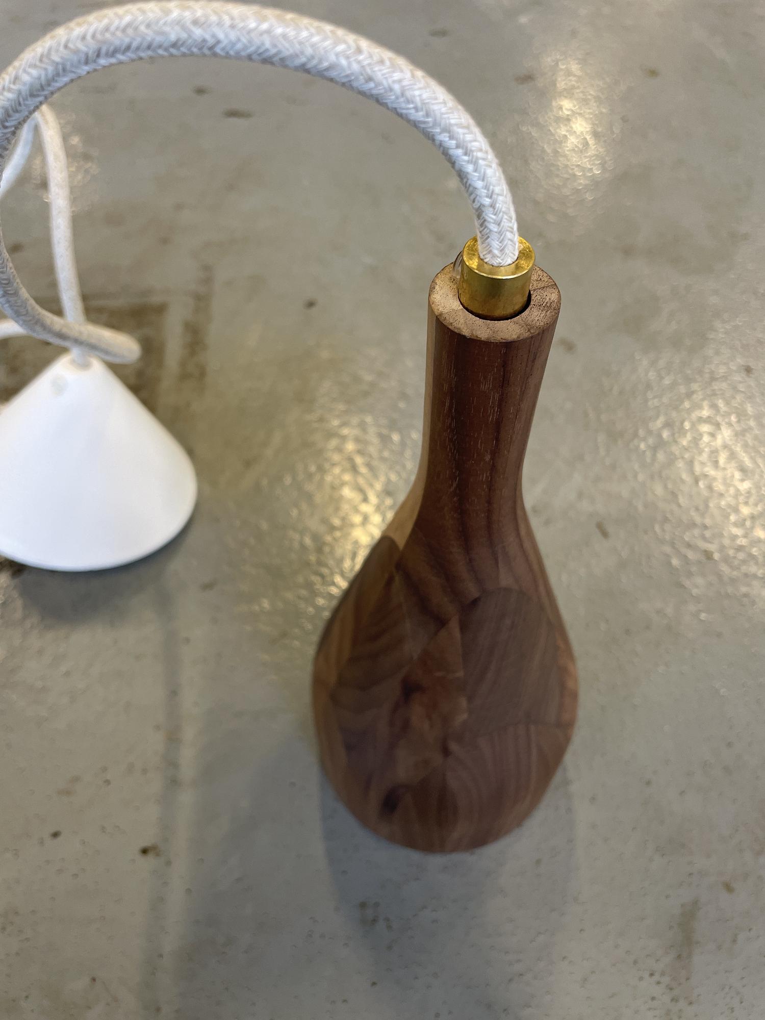 Timber M Pendelleuchte Holz Braun 3