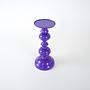 Metal Candle Holder 1970s Purple 3