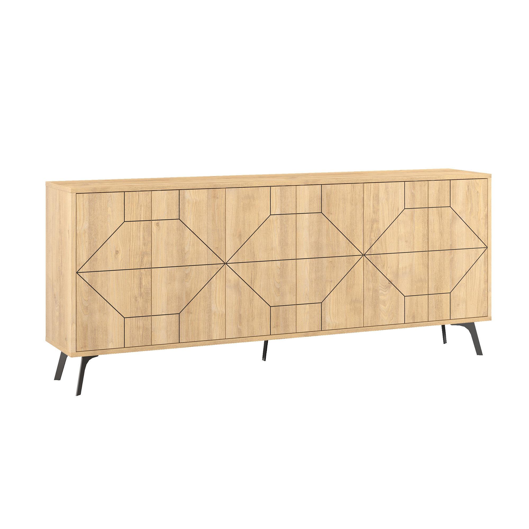 Dune Sideboard Oak Brown 4