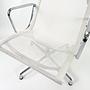 EA116 Office chair Chrome Mesh White 5