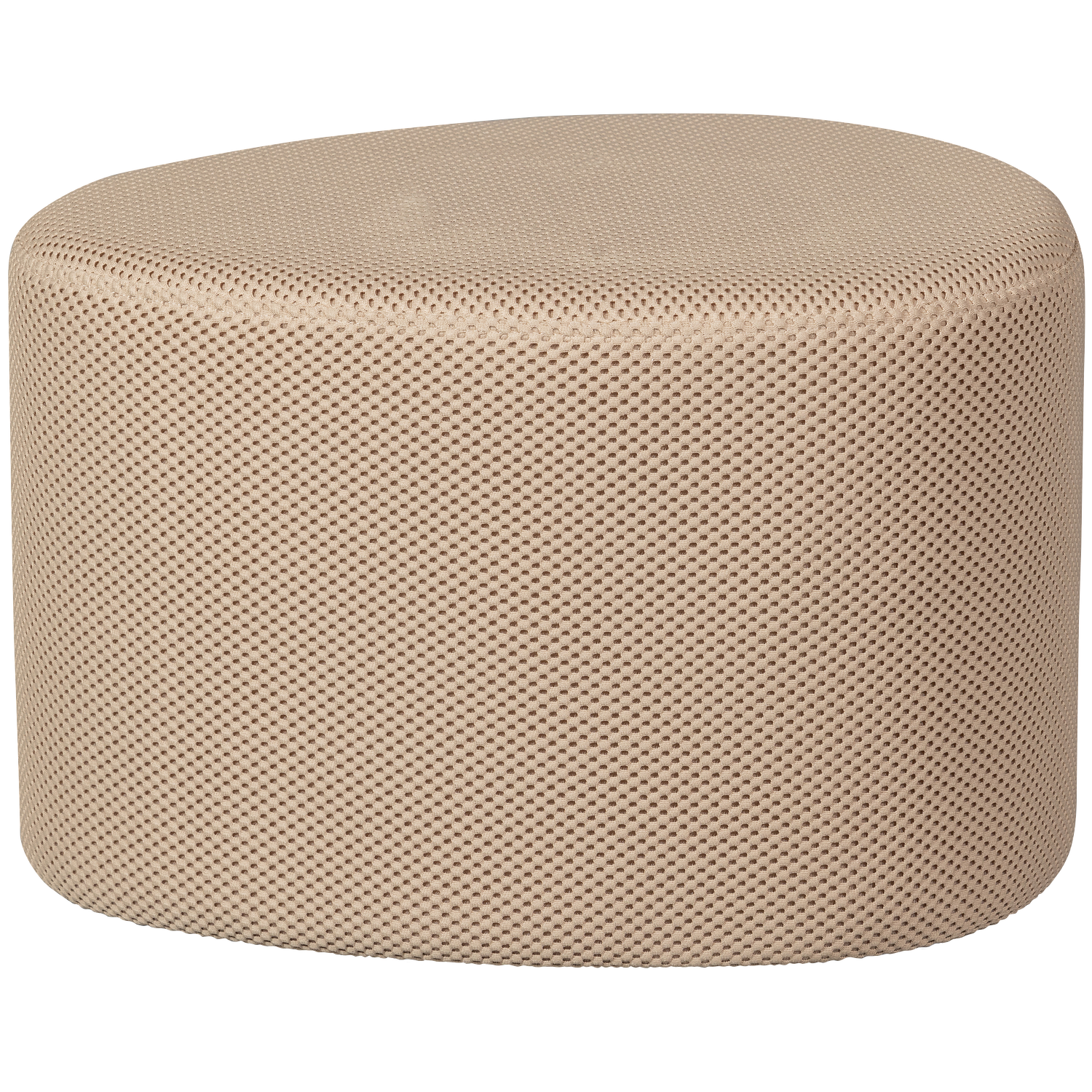 2x Puuk Footstool Woven Light Brown 3