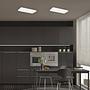 Morco LED-Deckenleuchte Aluminium Weiß 2-flammig 1