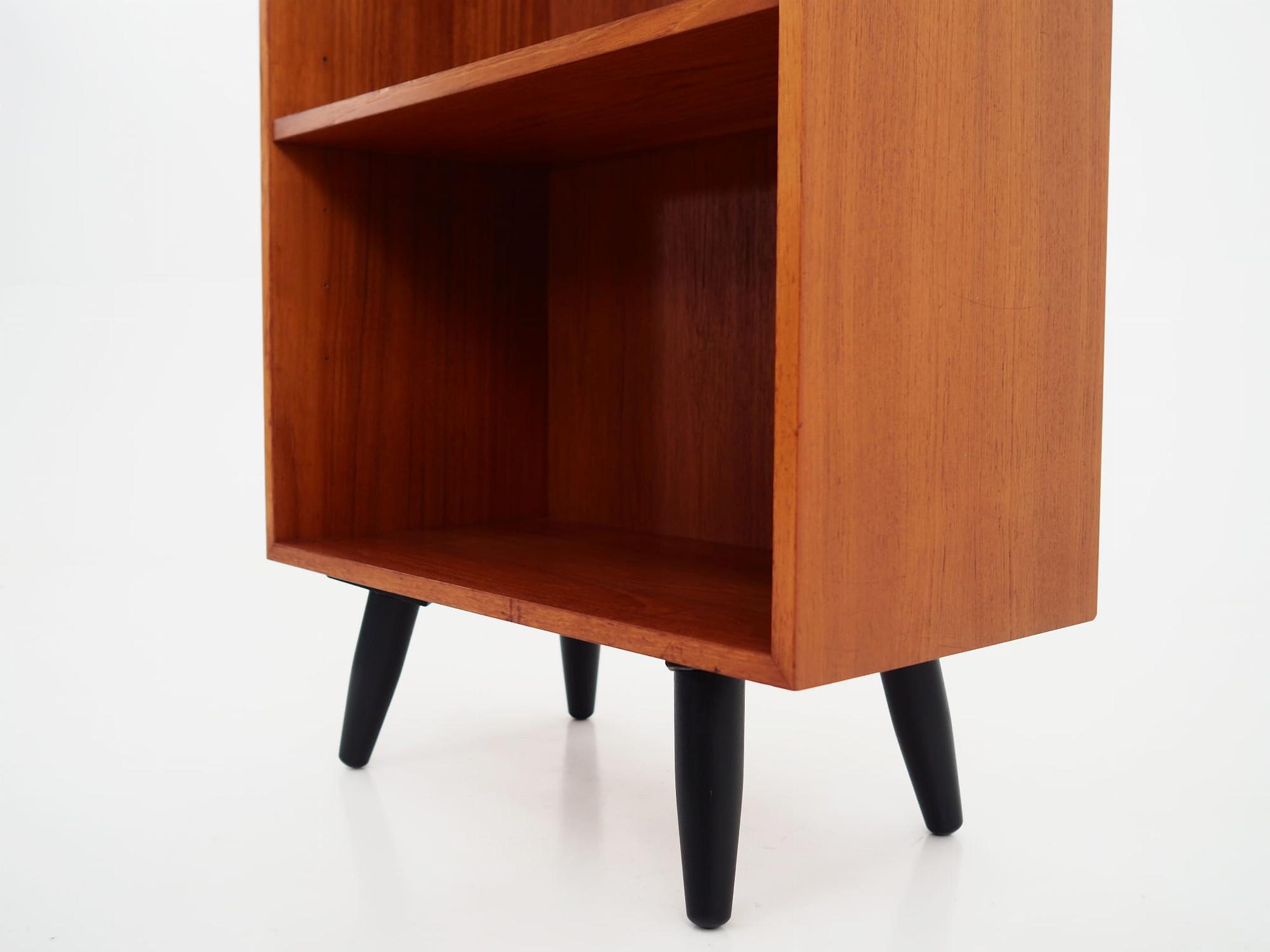 Bücherregal Teakholz Braun 1970er Jahre 13
