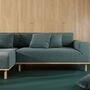 Vilmar Sofa 3-Sitzer Récamiere Links Form Blue Grey 1