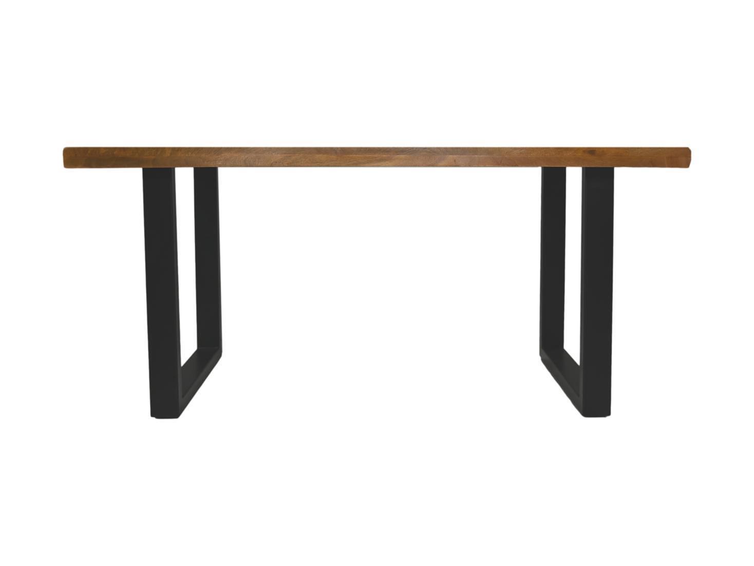 Melbourne Esstisch Mangoholz Metall Braun 3