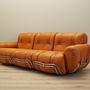 Space Age 3-Sitzer Sofa Orange 1960er Jahre 4