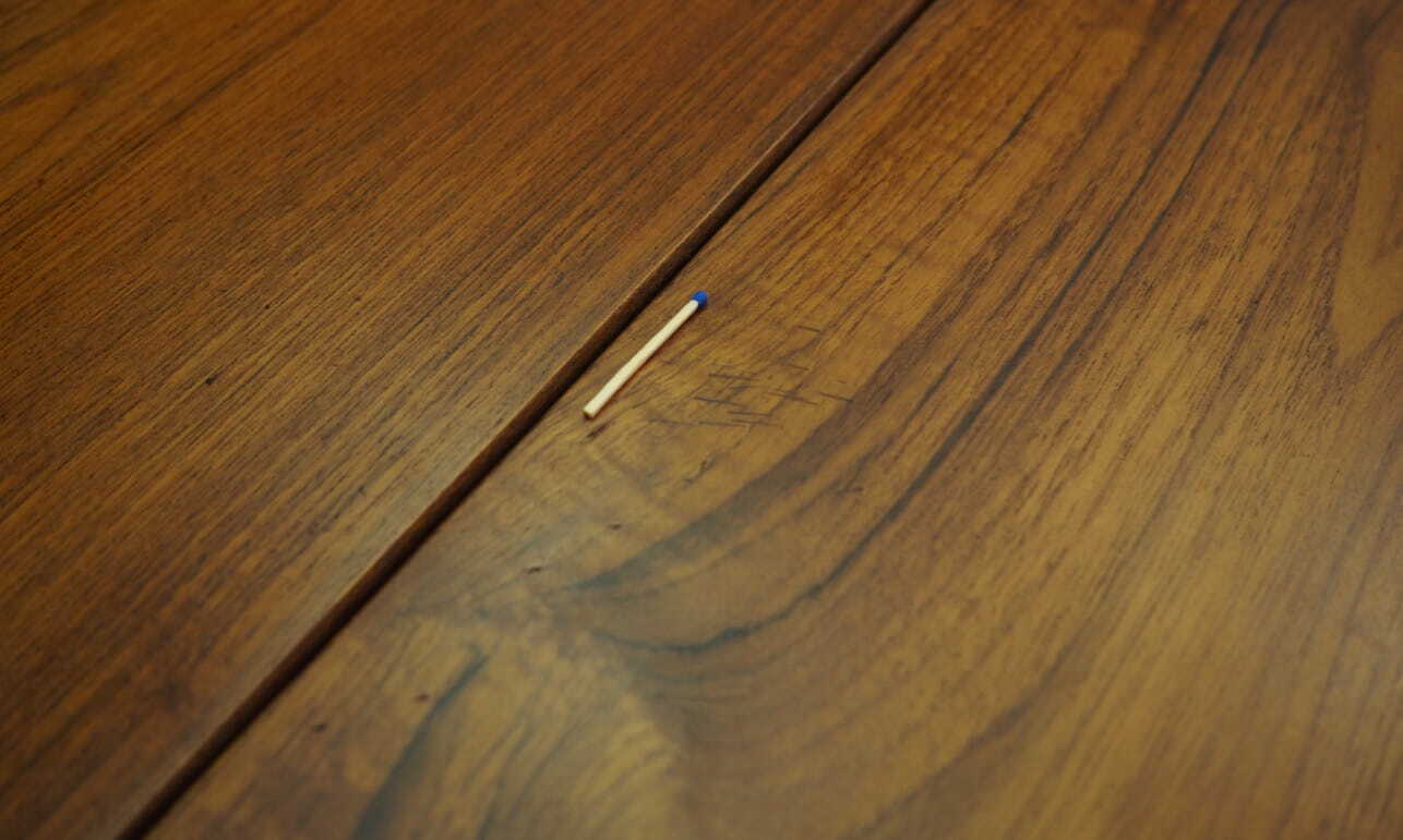 Vintage Bank Teak Wood Brown 1970s 7