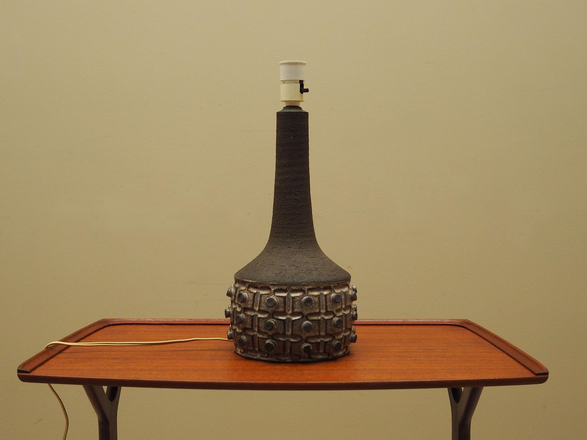 Tischlampe Keramik 1970er Jahre 1