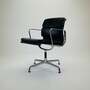 Vitra Eames EA208 Soft Pad Chair Leder Schwarz 5